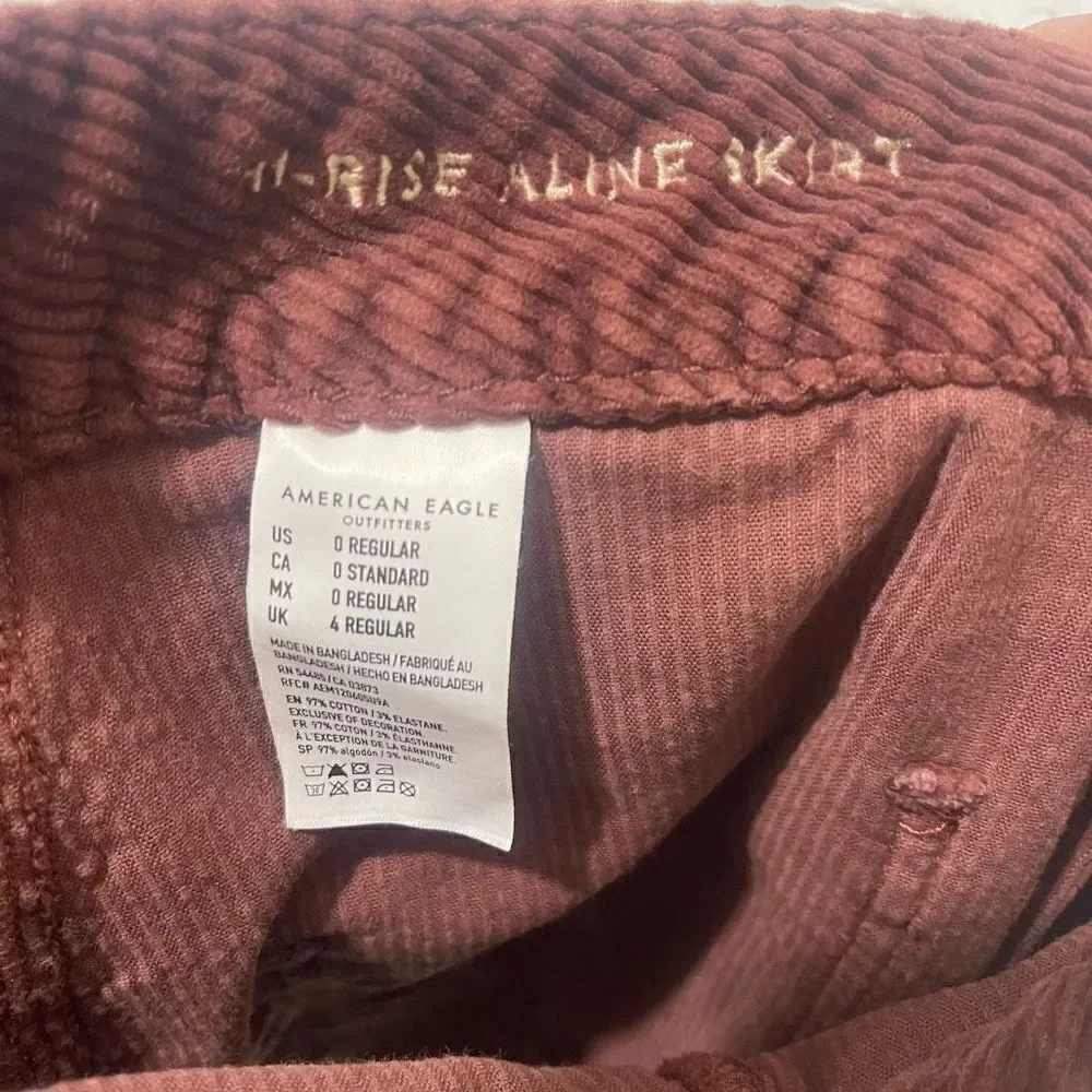 American Eagle High Rise A line skirt